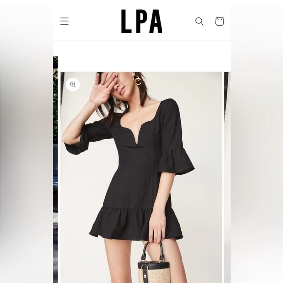 LPA Dresses & Skirts - LPA Dress 495 Black Size L NWT